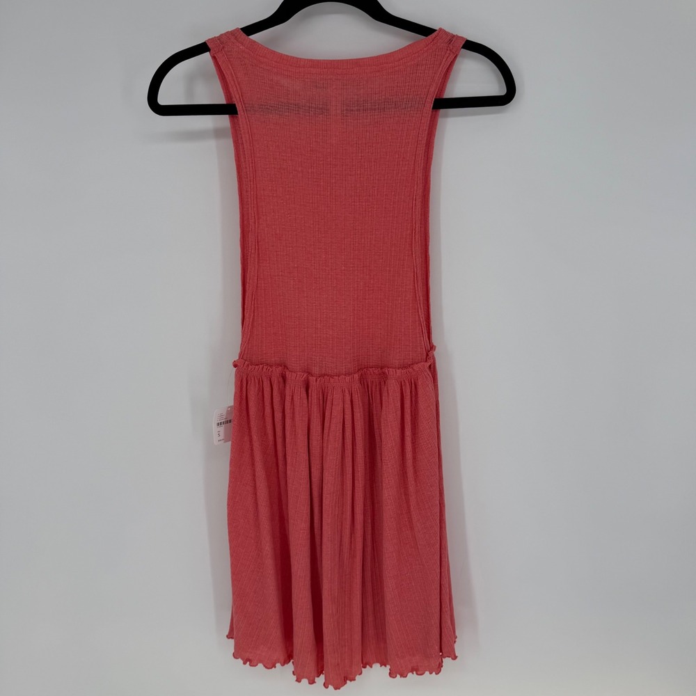FREE PEOPLE BEACH BRB TEXTURED TUNIC MINI DRESS NWT AIRY LIGHTWEIGHT VACATION - Picture 6 of 9
